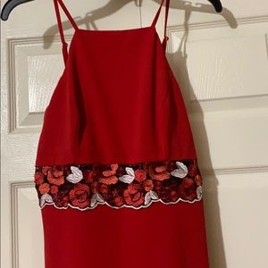 Dress with adjustable straps